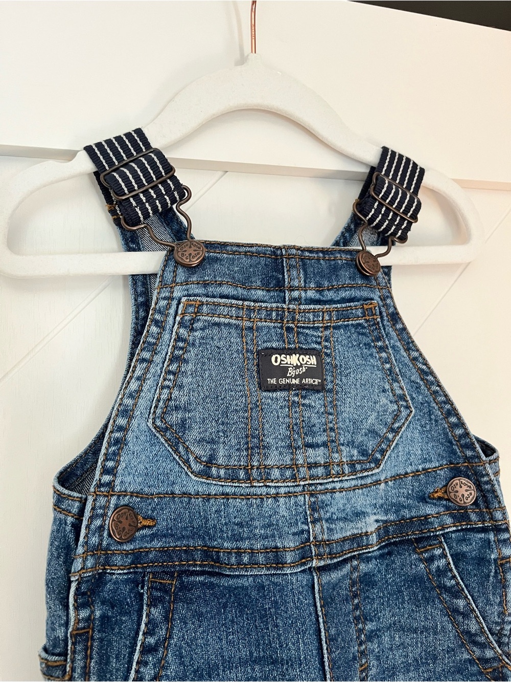 OshKosh B'gosh Denim Overalls - Picture 3 of 5